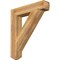 Ekena Millwork Traditional Craftsman Rough Sawn Bracket, Western Red Cedar, 6"W x 34"D x 38"H BKT06X34X38TRA04RWR - alternate 1